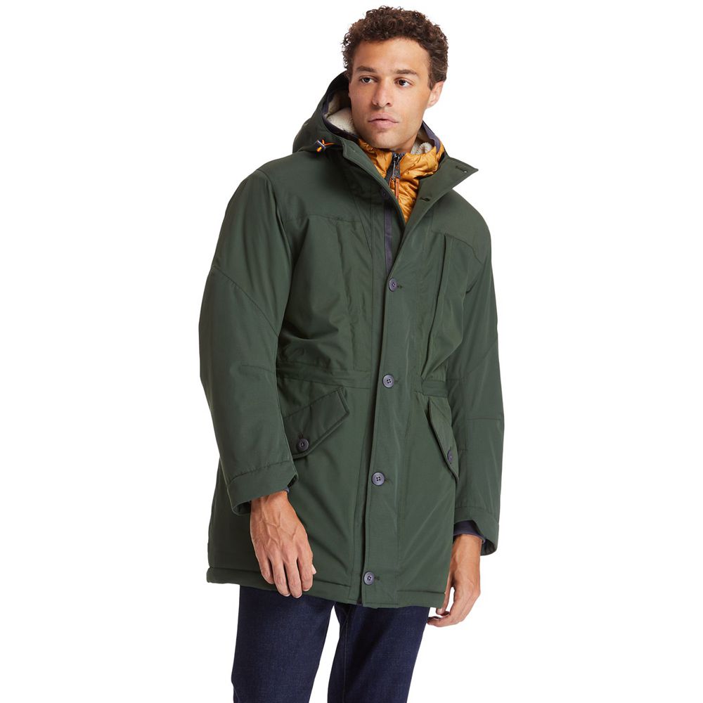 Chaquetas Timberland Hombre Outdoor Heritage Ecoriginal Parka Y Dryvent™ Technology Verde Oscuro - C